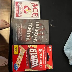 Hasbro Scrabble Slam Card Game - Red and Yellow